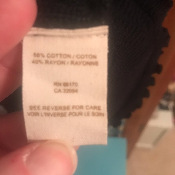 Free People black short sleeve sweater - Picture 4 of 5